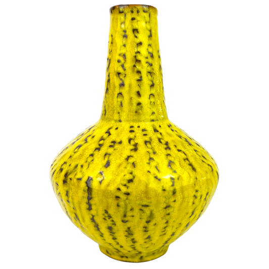 Large Yellow Bitossi Earthenware Vase #O796