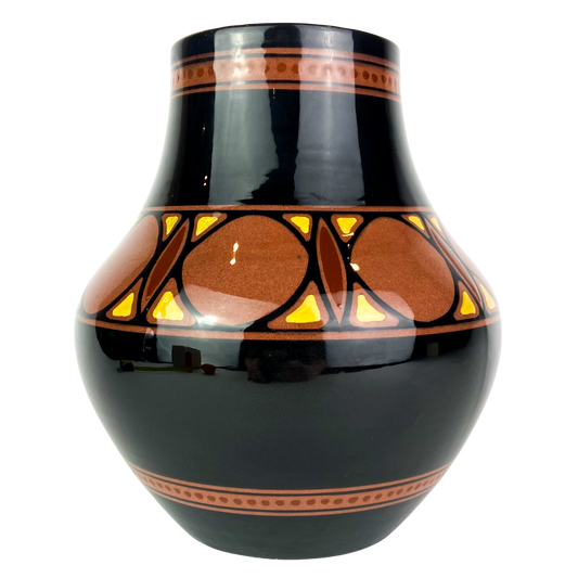 Dutch Gouda Handpainted Ceramic Vase #O667