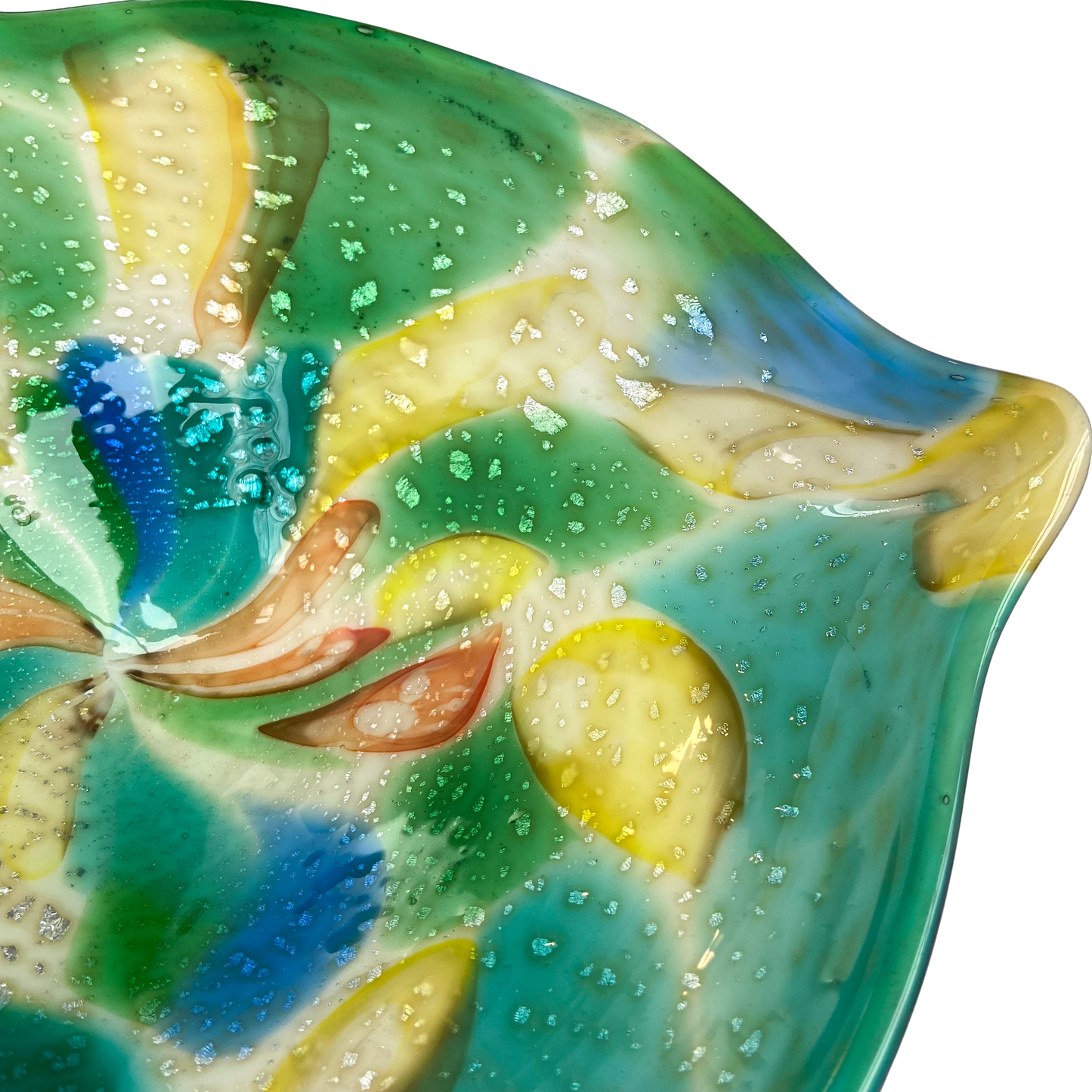 Murano Bizantino Tutti Frutti Glass Catchall/Ashtray #O815