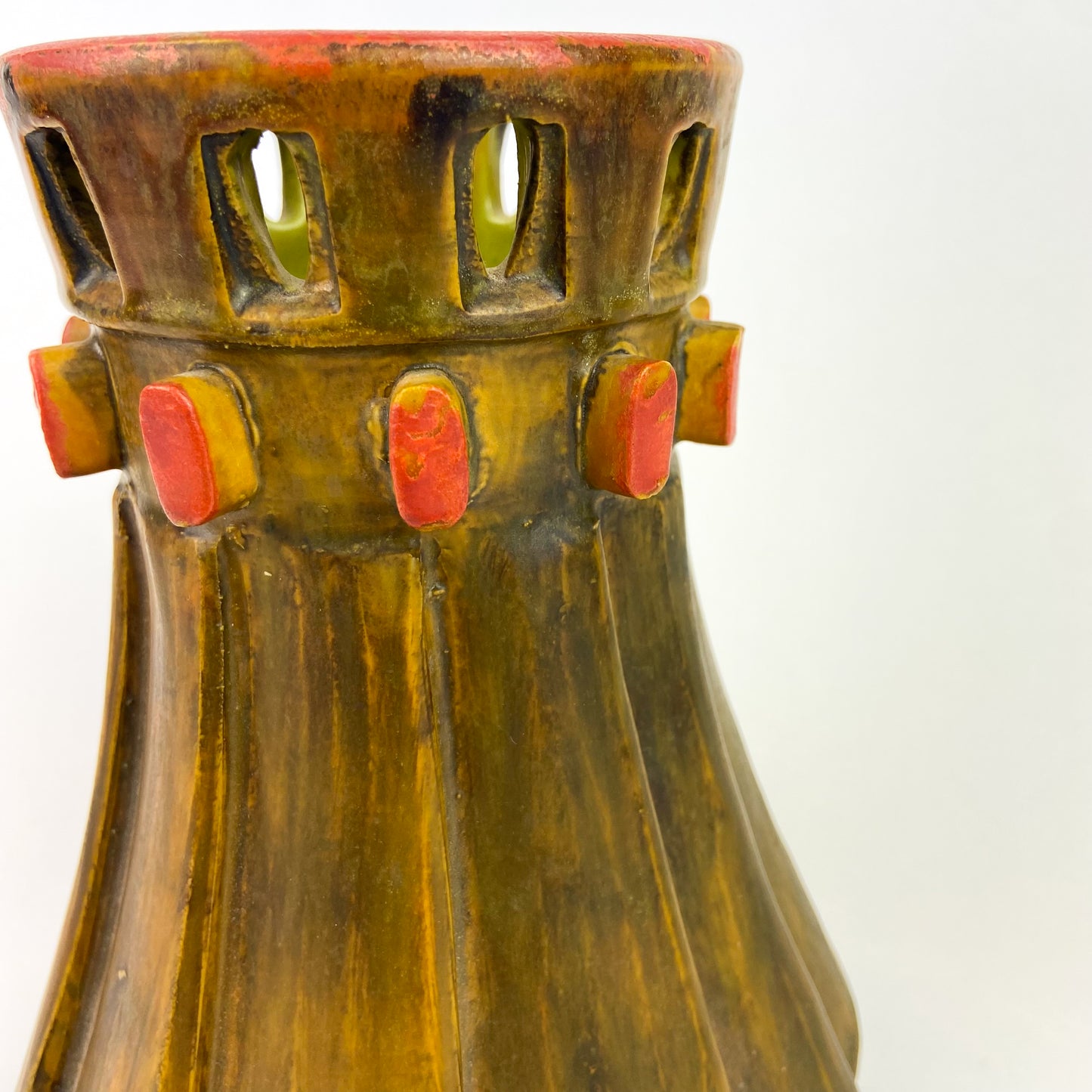 Alvino Bagni for Bitossi Studio Pottery Vase #O801