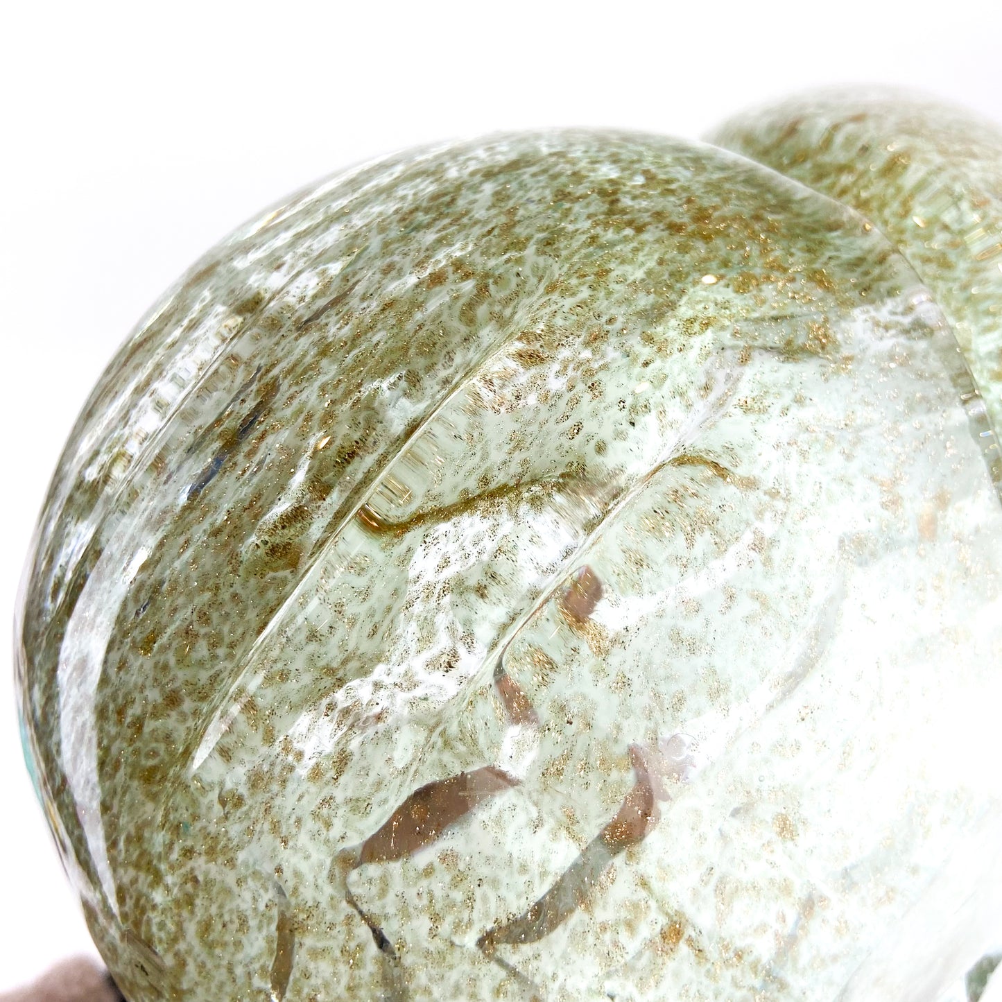 Murano White Lattimo Spider-Web Glass Catchall/Ashtray #O630