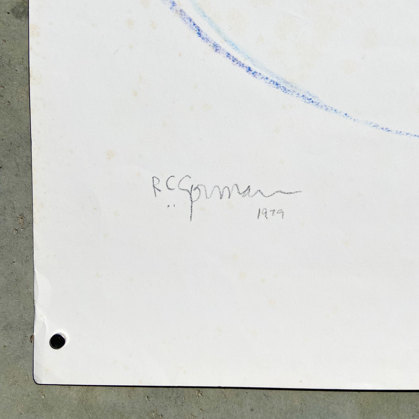 1979 Signed R.C. Gorman Exhibition Poster #P1843 - 23" x 25"