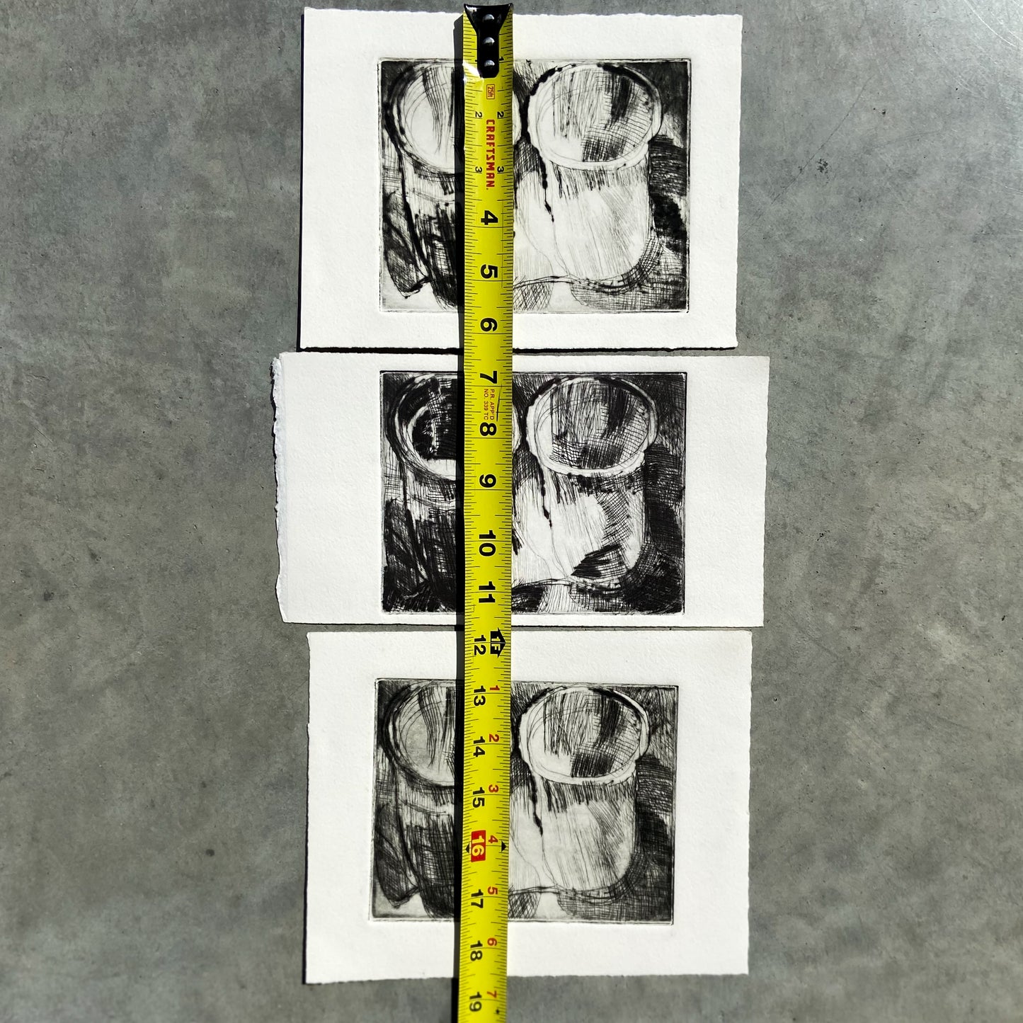 Untitled (1990s) Lithographs By Donald Kelley #P1845
