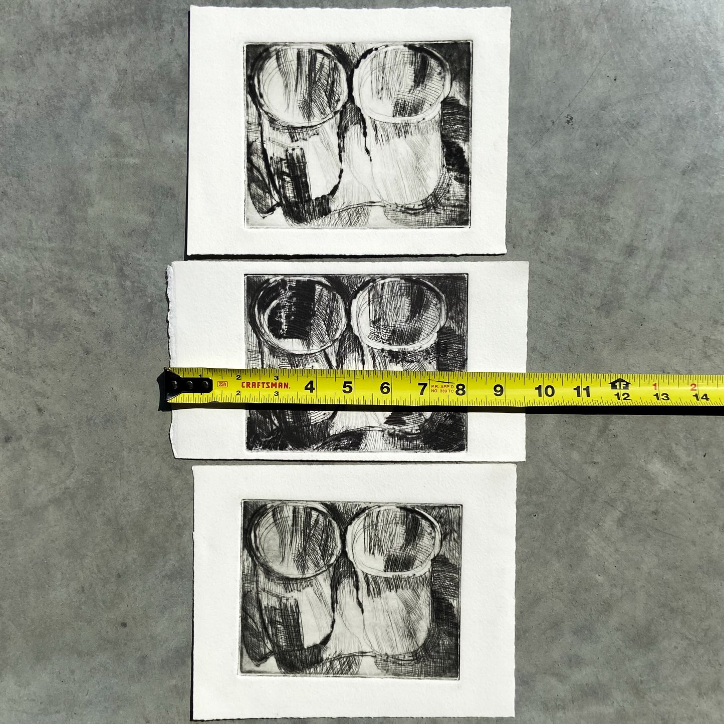 Untitled (1990s) Lithographs By Donald Kelley #P1845