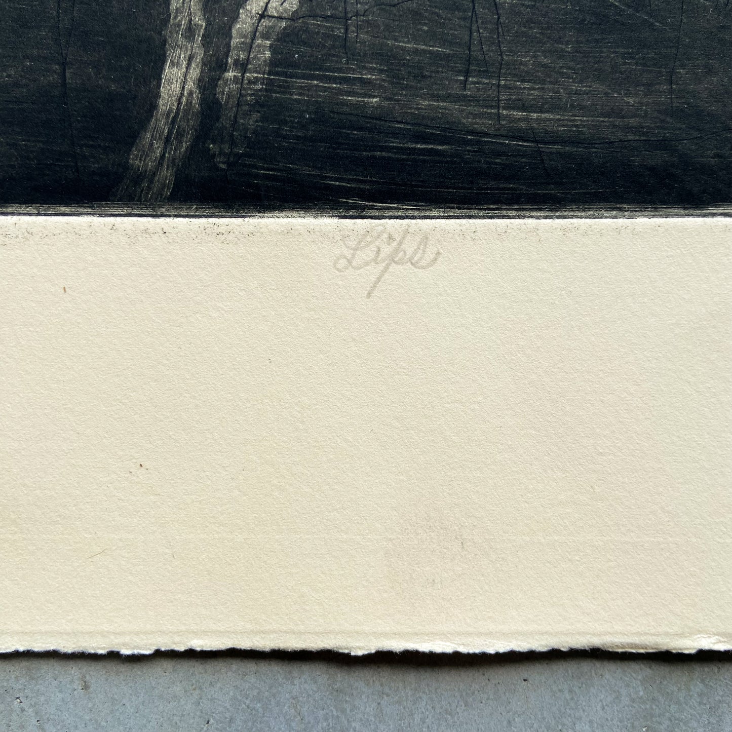 Lips (1990s) Etching by Donald Kelley #P1847 - 22" x 30"
