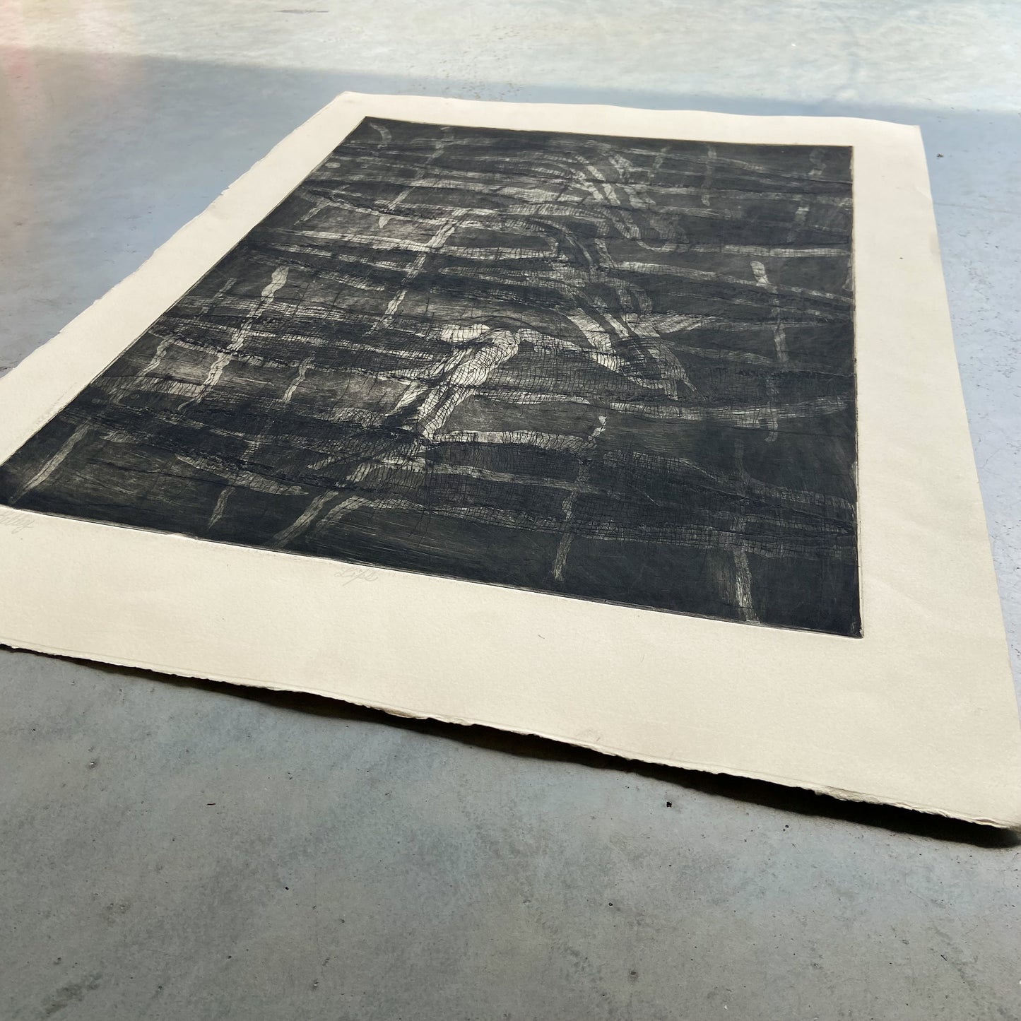 Lips (1990s) Etching by Donald Kelley #P1847 - 22" x 30"