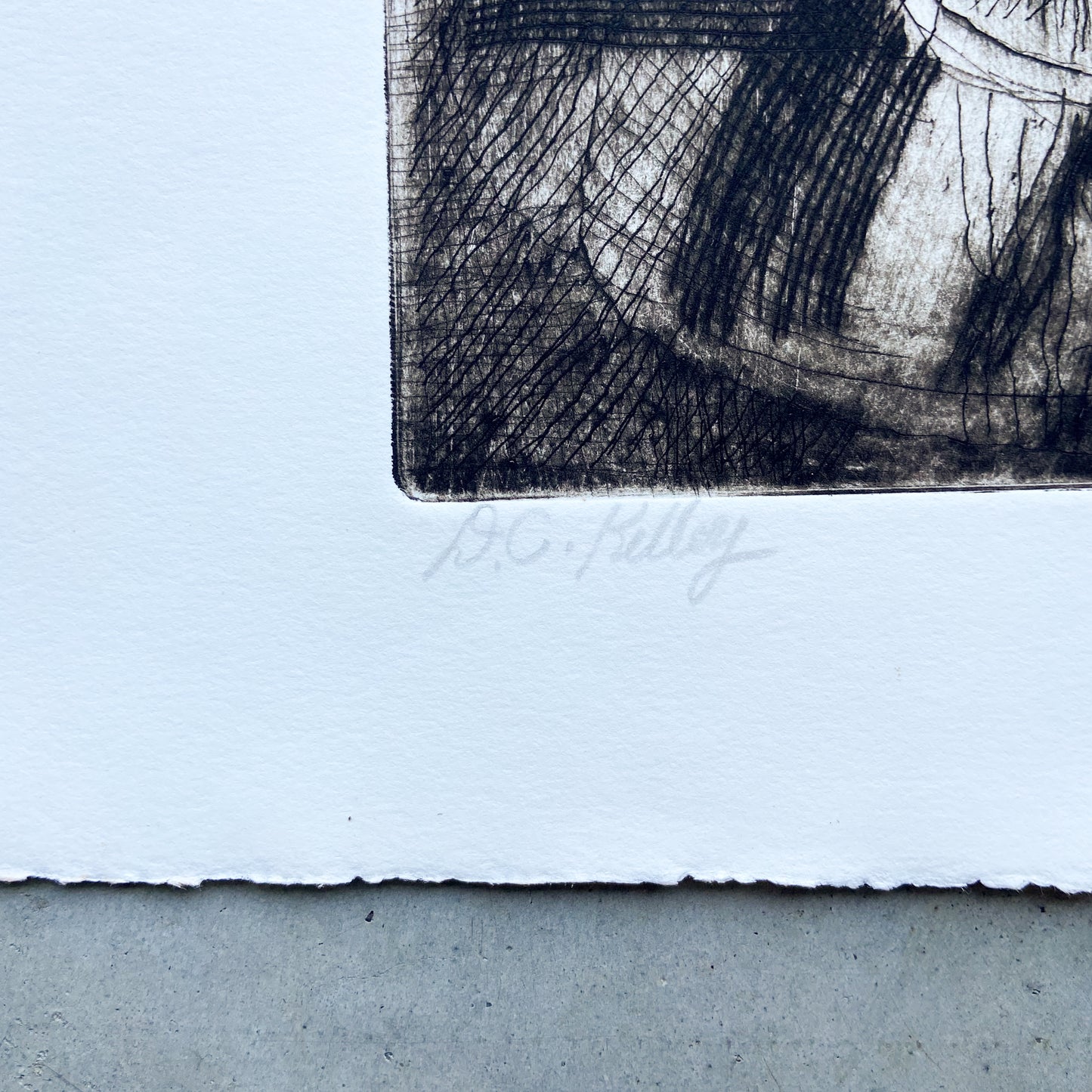 Coffee Cups (1999) Etching by Donald Kelley #P1855D - 22" x 30"