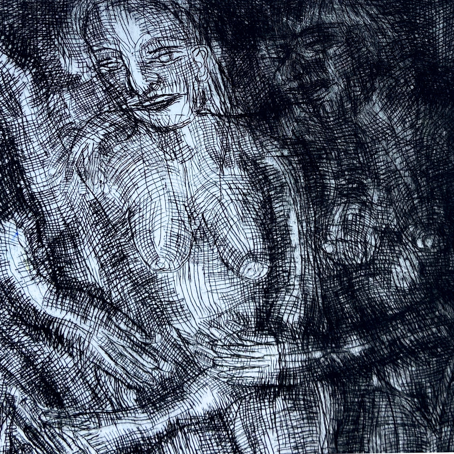 Model (1990s) Engraving by Donald Kelley #P1860 - 22" x 30"