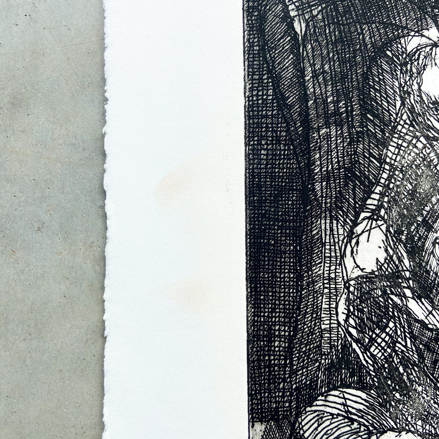 Model (2000) Etching by Donald Kelley #P1866 - 22" x 30"