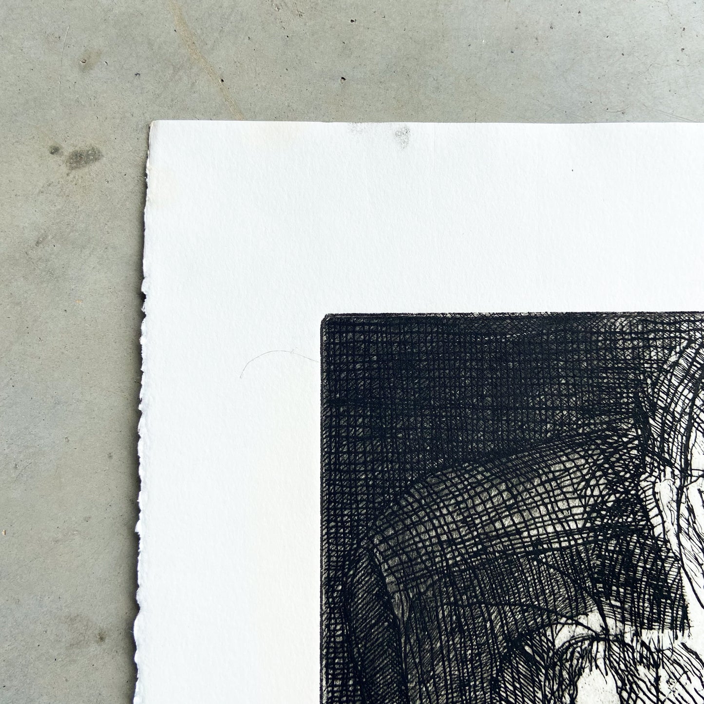 Model (2000) Etching by Donald Kelley #P1867 - 22" x 30"