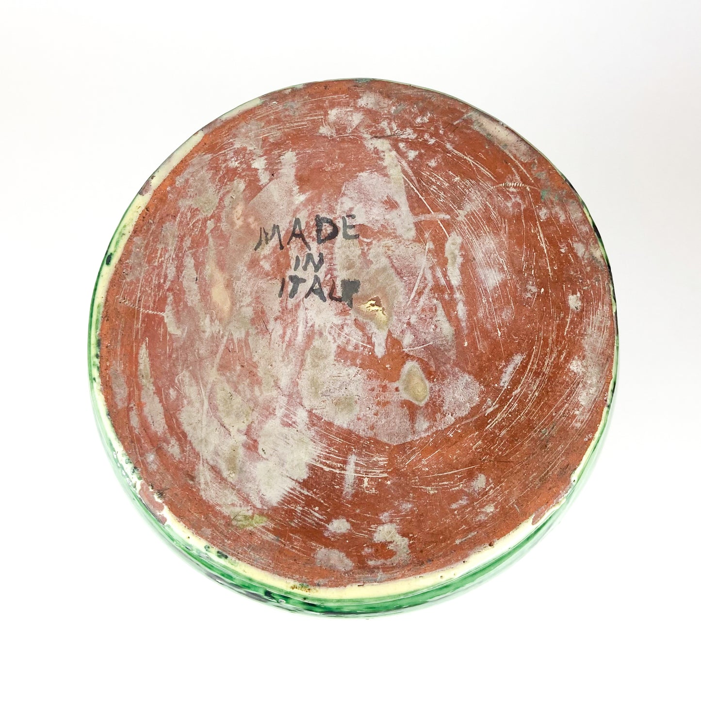 Vintage Italian Hand-Painted Ceramic Urn/Planter #O1345