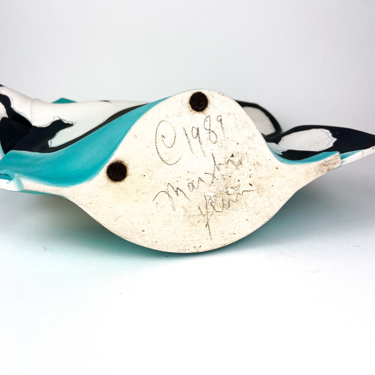 Vintage Post Modern Studio Pottery Teapot/Sculpture #O1359