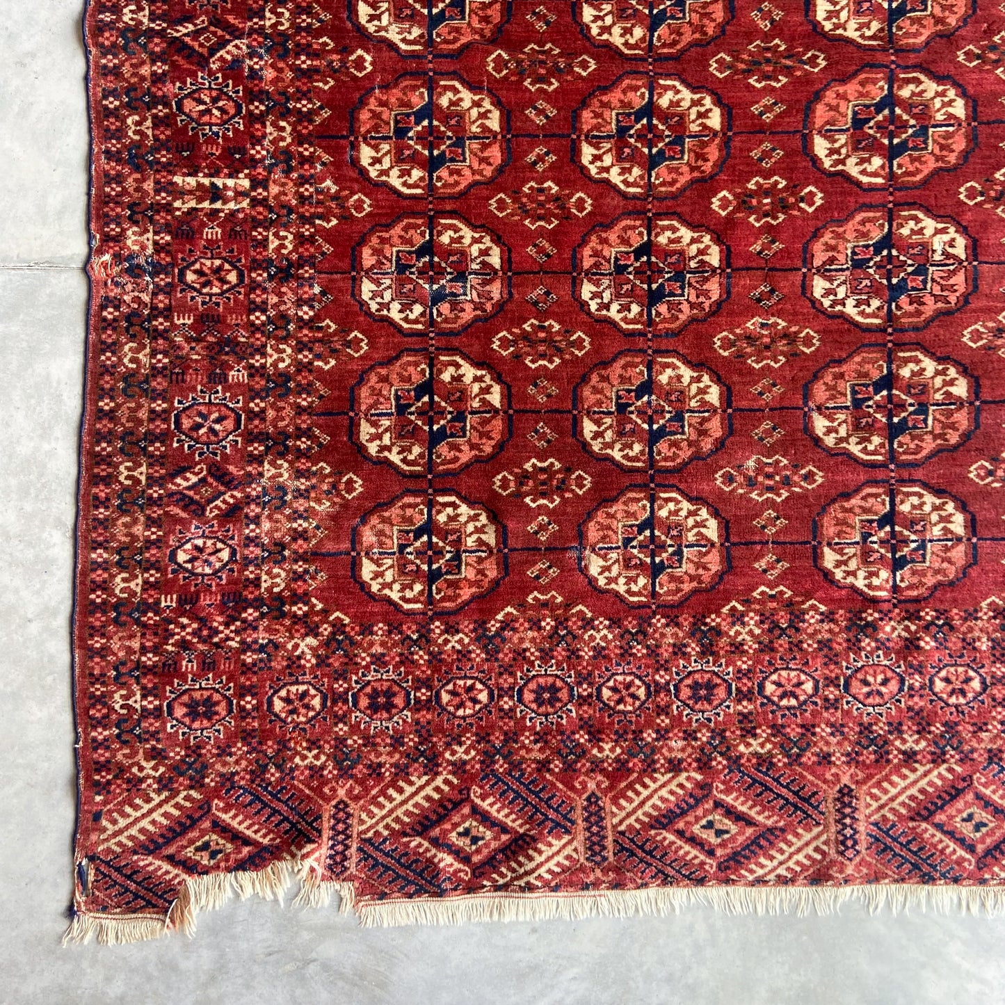 Antique Bokara Accent Rug #R1224 - 3'10" x 5'8"