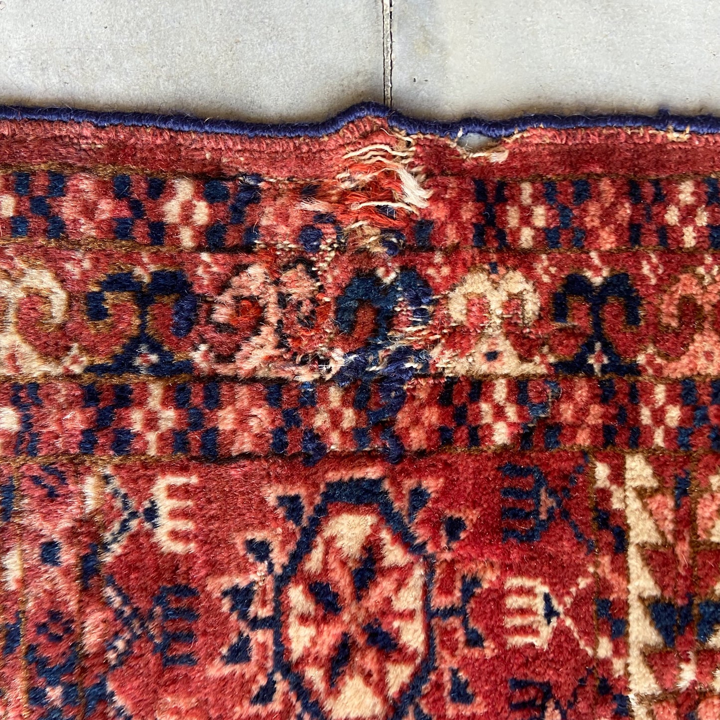 Antique Bokara Accent Rug #R1224 - 3'10" x 5'8"