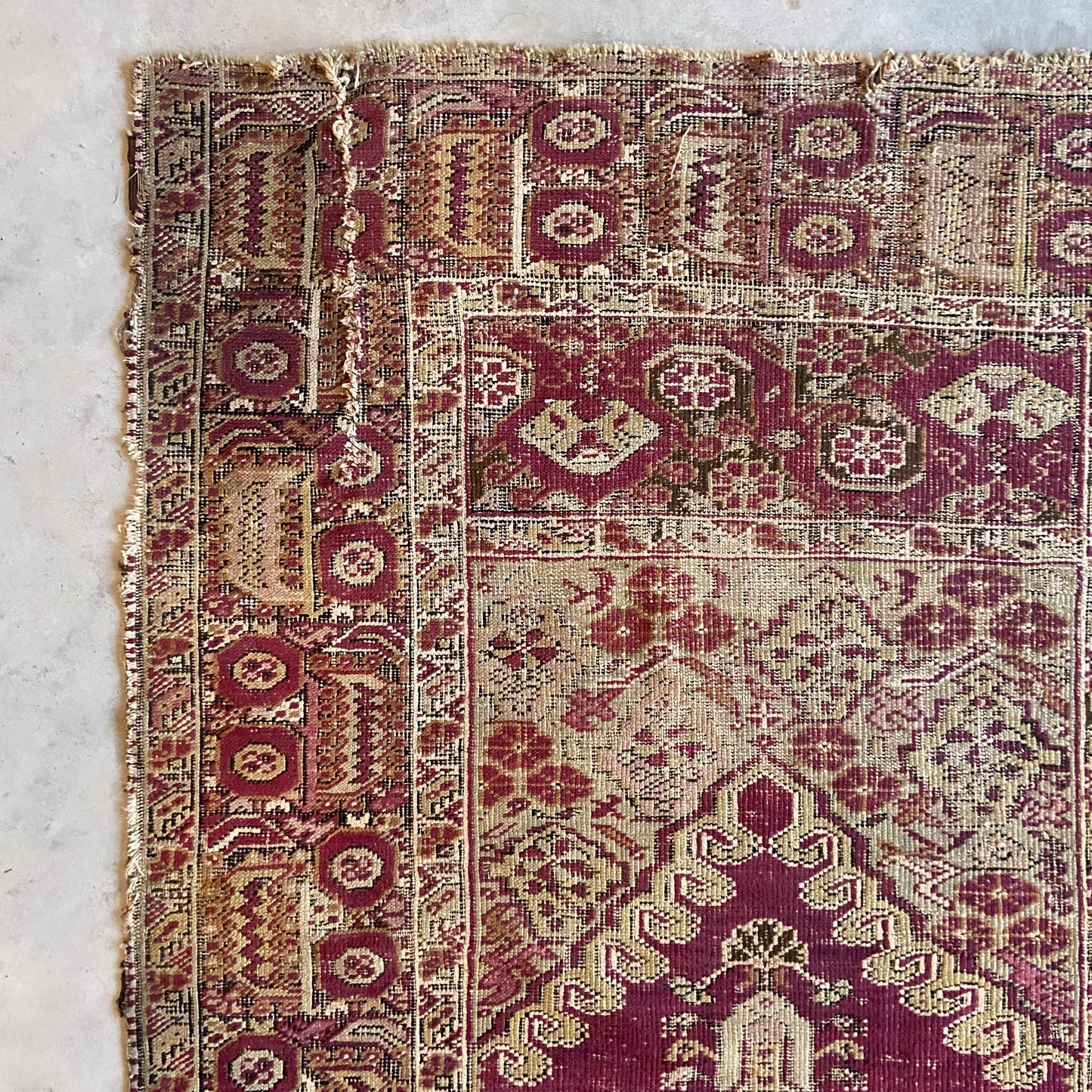 Antique Turkish Accent Rug #R1091 - 3'8" x 7'7"