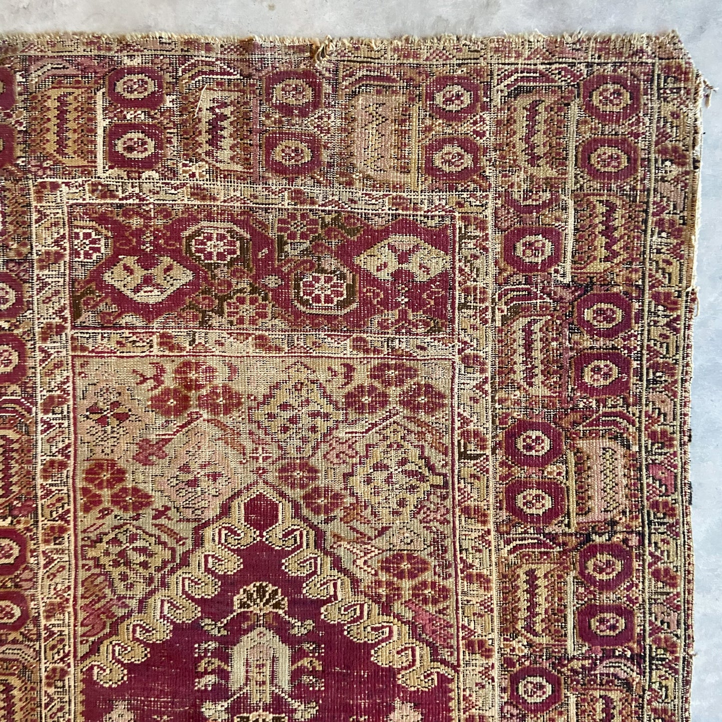 Antique Turkish Accent Rug #R1091 - 3'8" x 7'7"