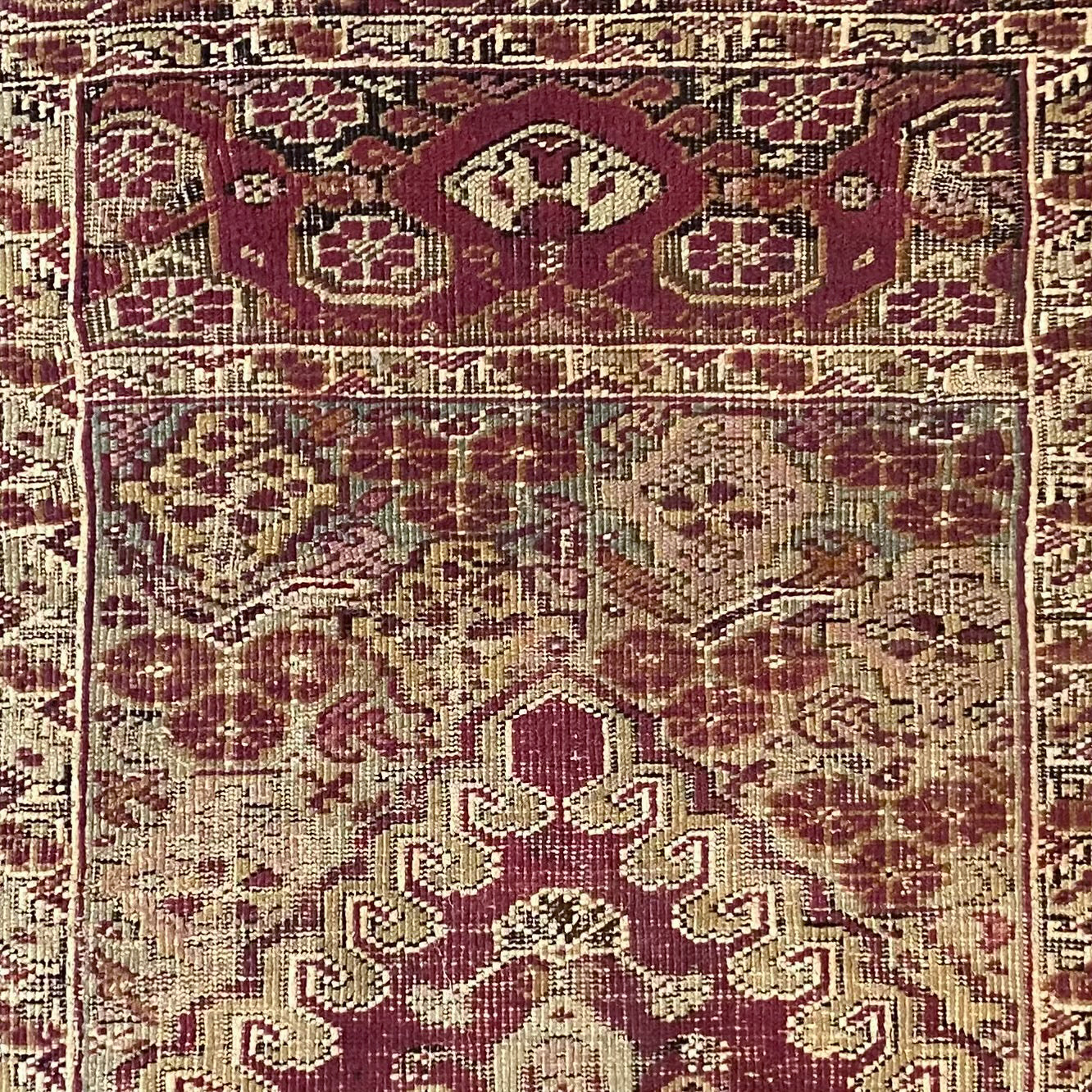Antique Turkish Accent Rug #R1091 - 3'8" x 7'7"