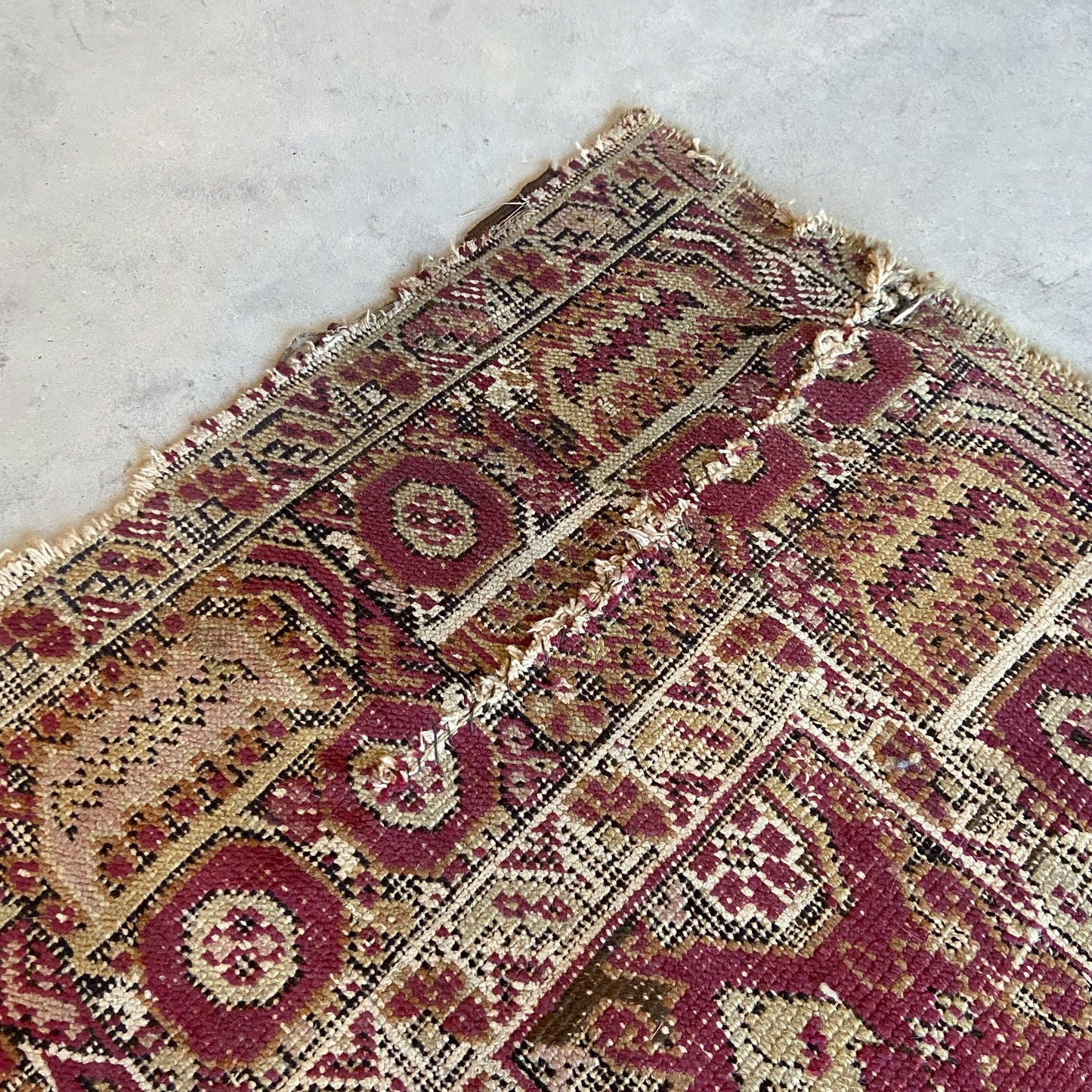 Antique Turkish Accent Rug #R1091 - 3'8" x 7'7"