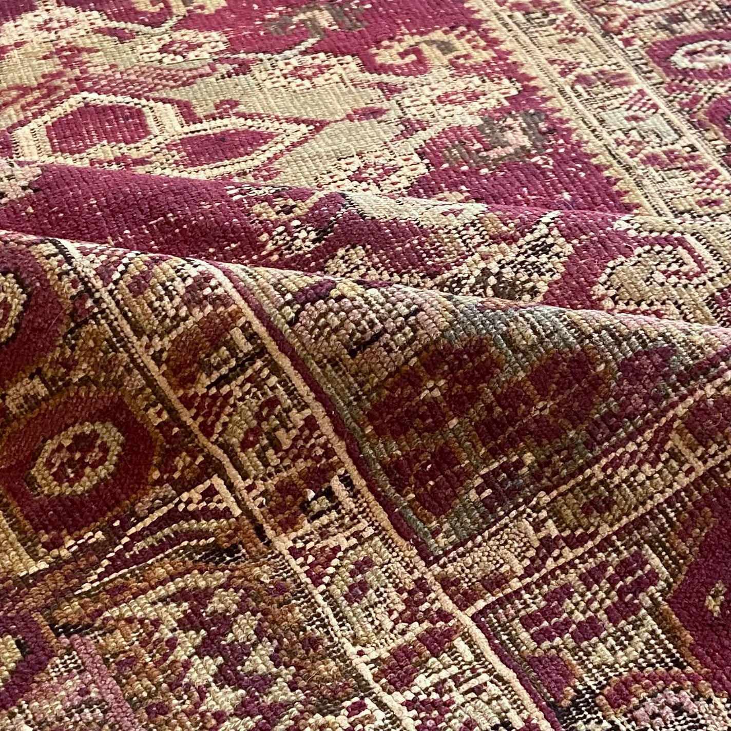 Antique Turkish Accent Rug #R1091 - 3'8" x 7'7"