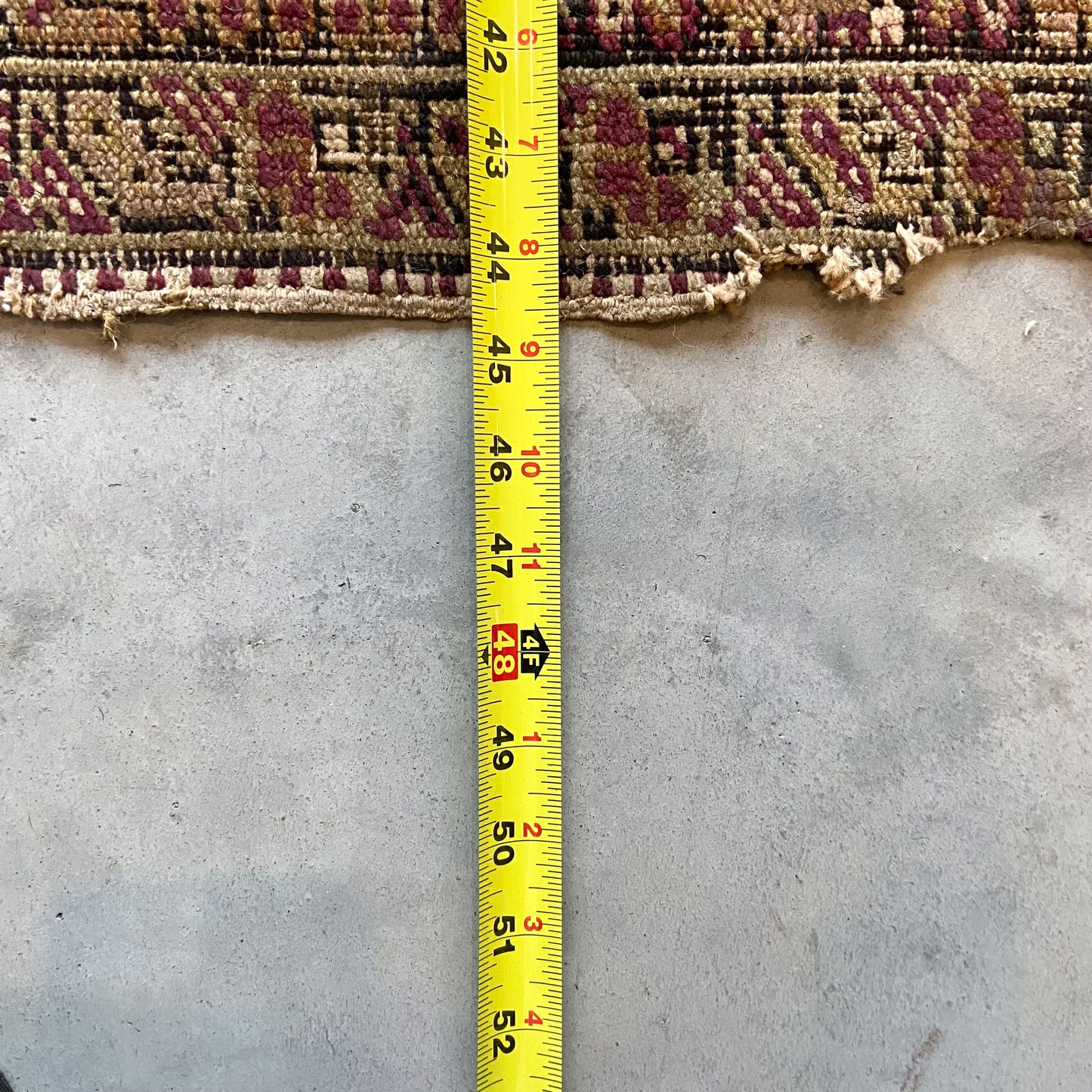 Antique Turkish Accent Rug #R1091 - 3'8" x 7'7"