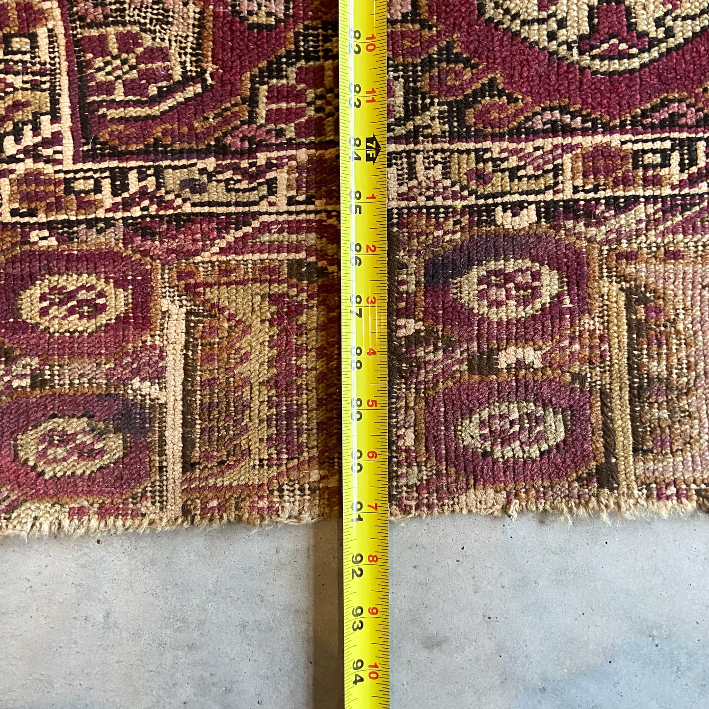 Antique Turkish Accent Rug #R1091 - 3'8" x 7'7"