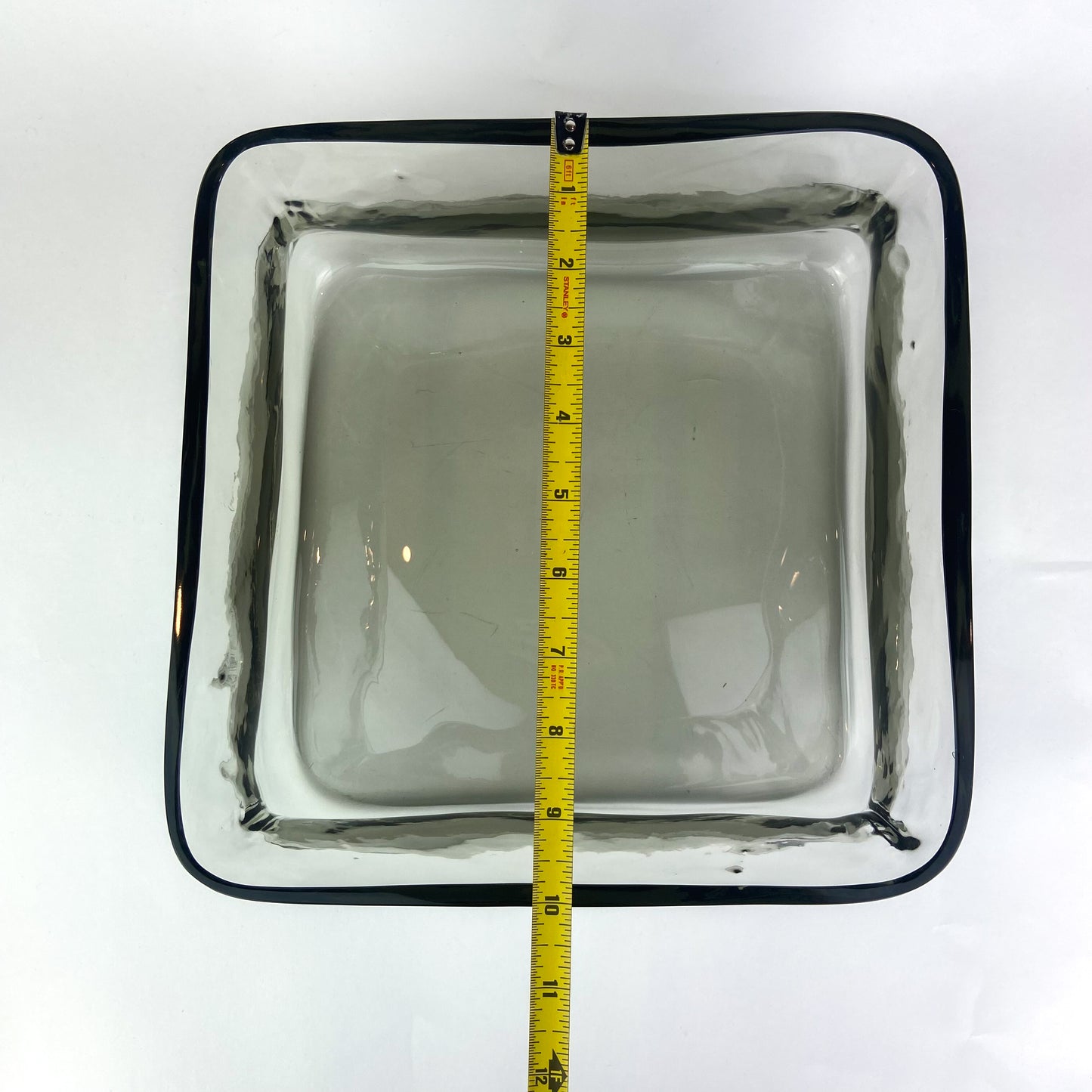 Large Murano Smoke Glass Bowl/Centerpiece #O663
