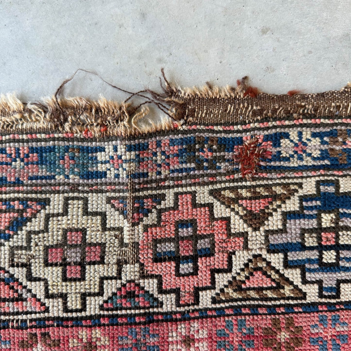 Antique Kazak Runner #R1334 - 3'9" x 8'4"