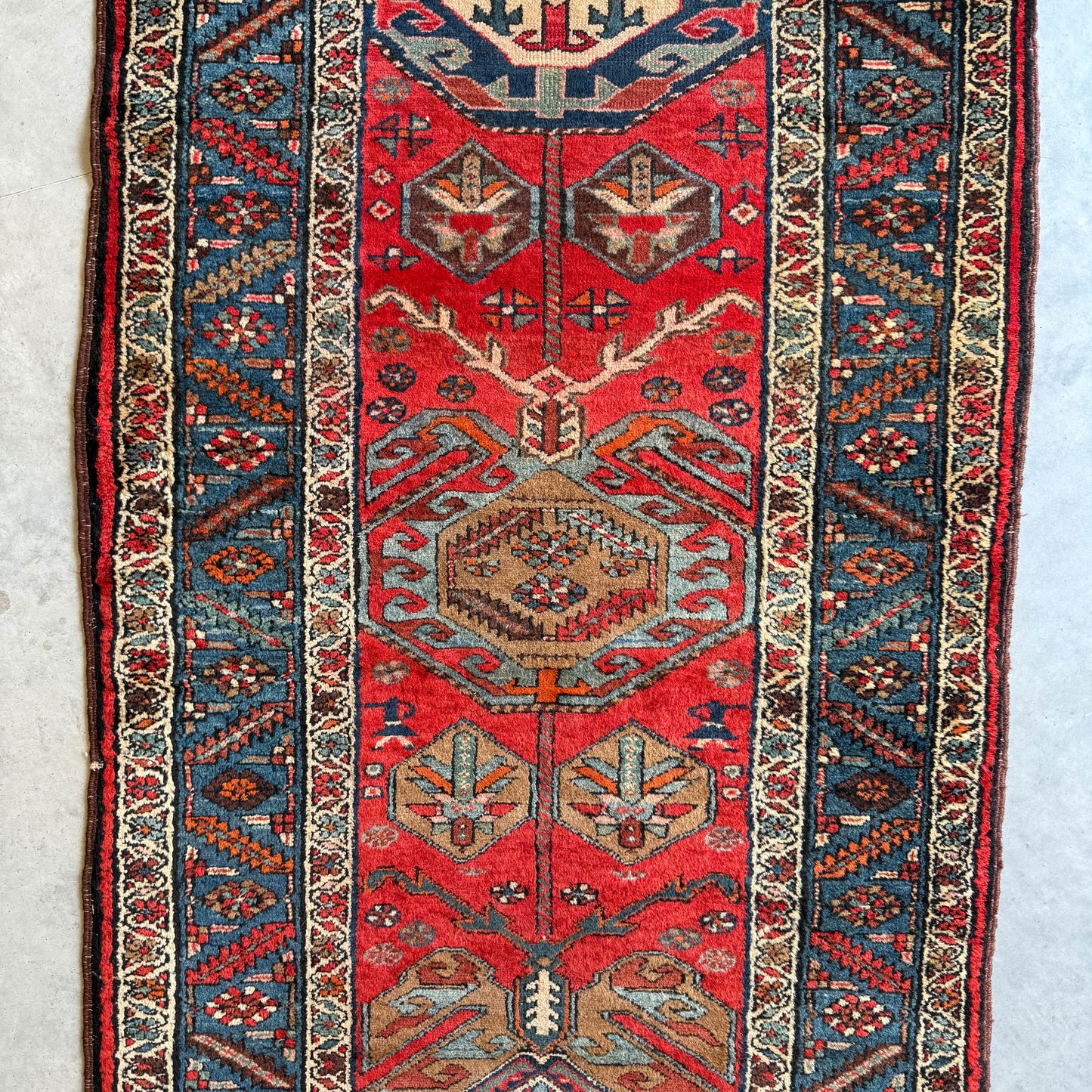Antique Northwest Persian Runner #R1336 - 3'6" x 17'6"