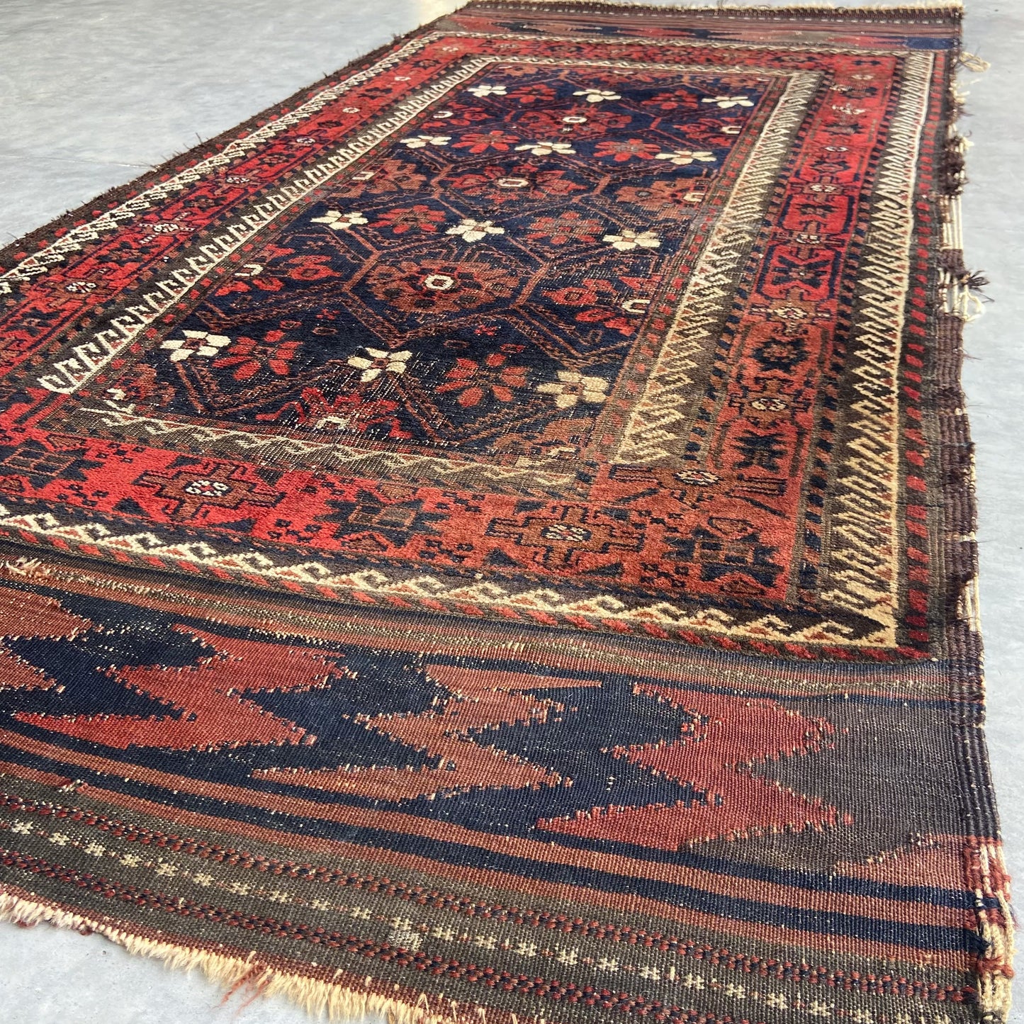 Antique Baluch Runner #R1234 - 3'1" x 6'4"