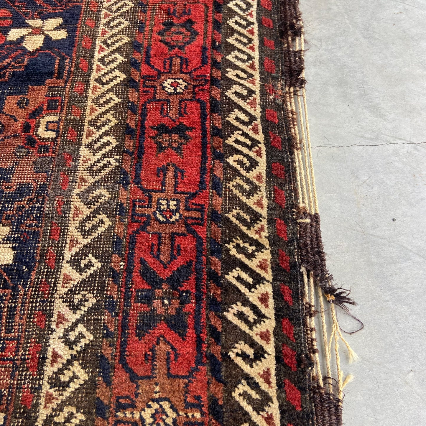 Antique Baluch Runner #R1234 - 3'1" x 6'4"