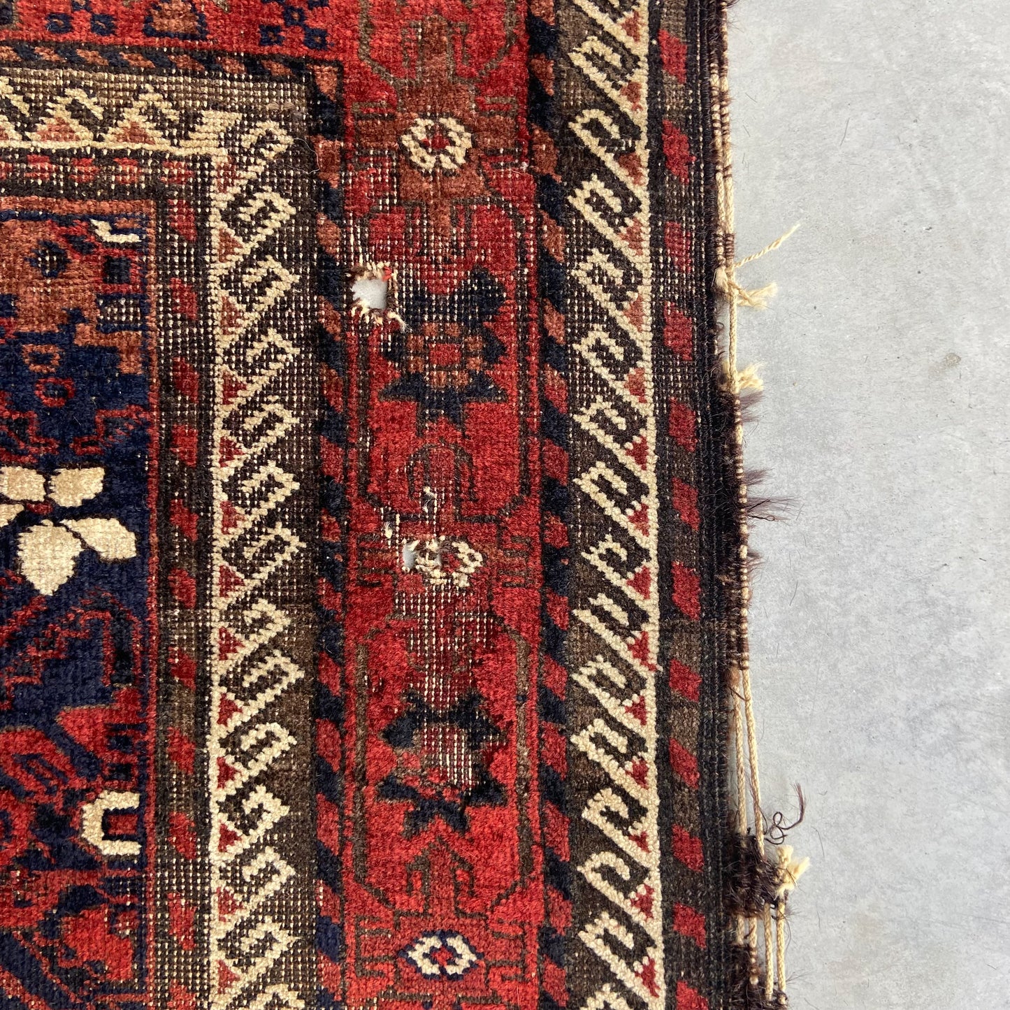 Antique Baluch Runner #R1234 - 3'1" x 6'4"