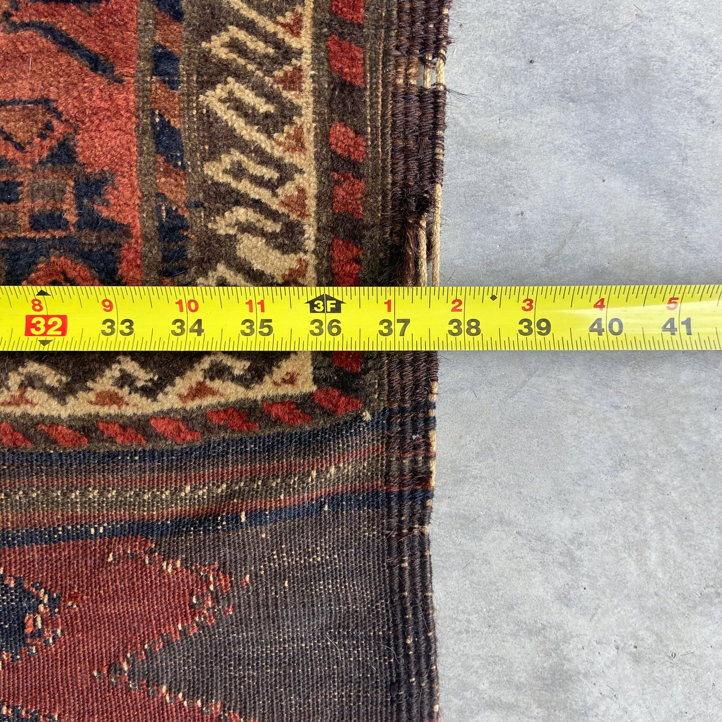 Antique Baluch Runner #R1234 - 3'1" x 6'4"