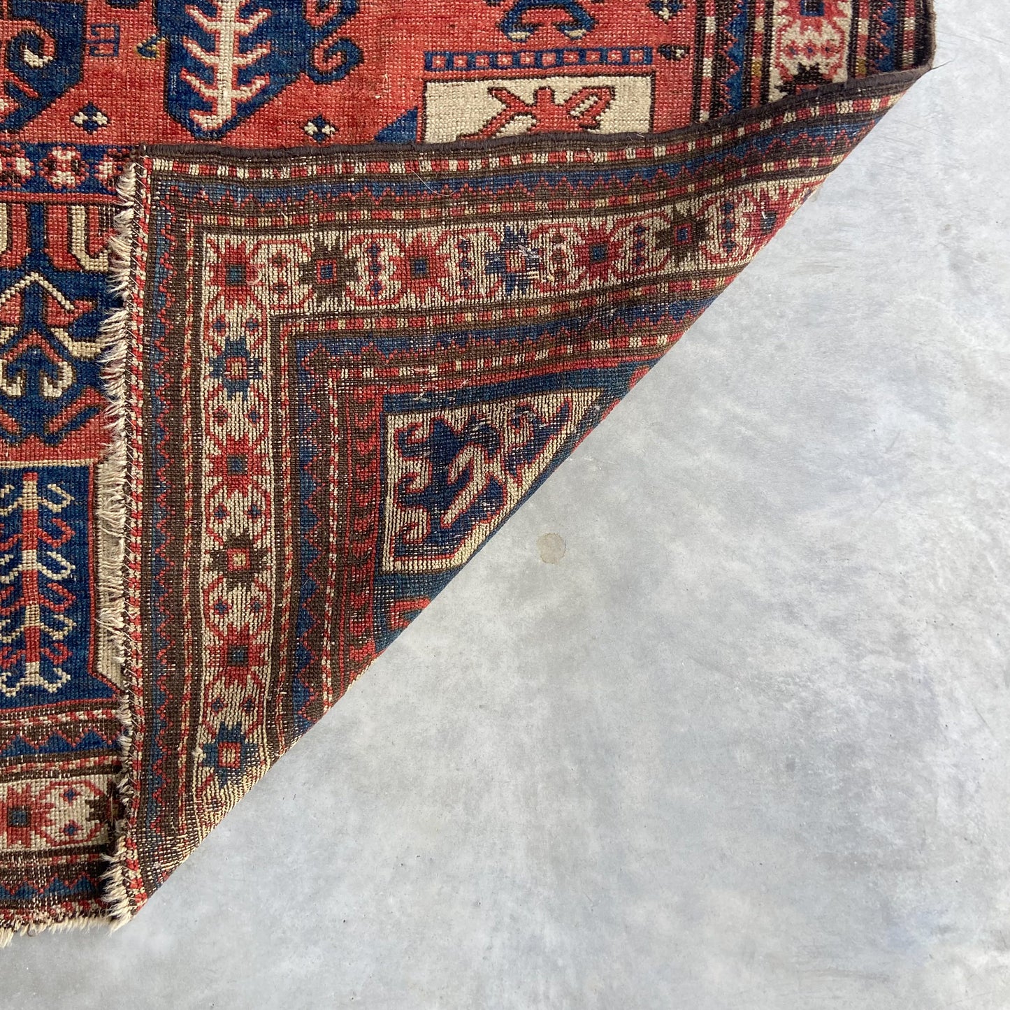 Antique Karabagh Accent Rug #R1235 - 4'8" x 7'3"