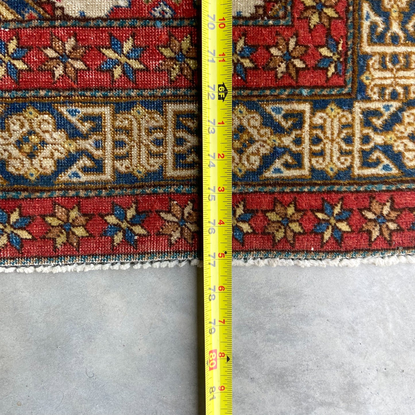 Vintage Russian Accent Rug #R1241 - 4'5" x 6'5"