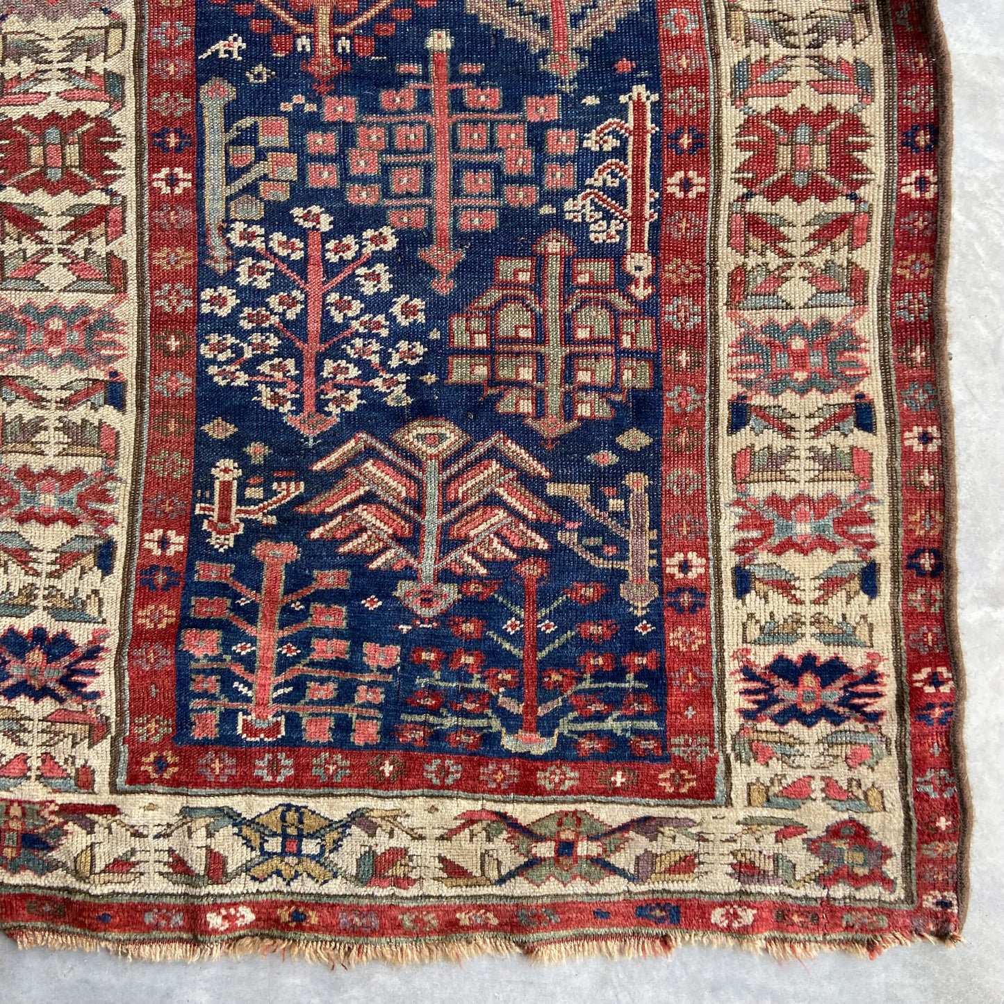 Antique Caucasian Runner #R1281 - 3'2" x 10'10"