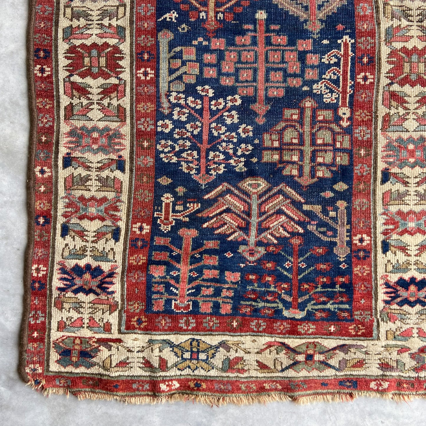 Antique Caucasian Runner #R1281 - 3'2" x 10'10"