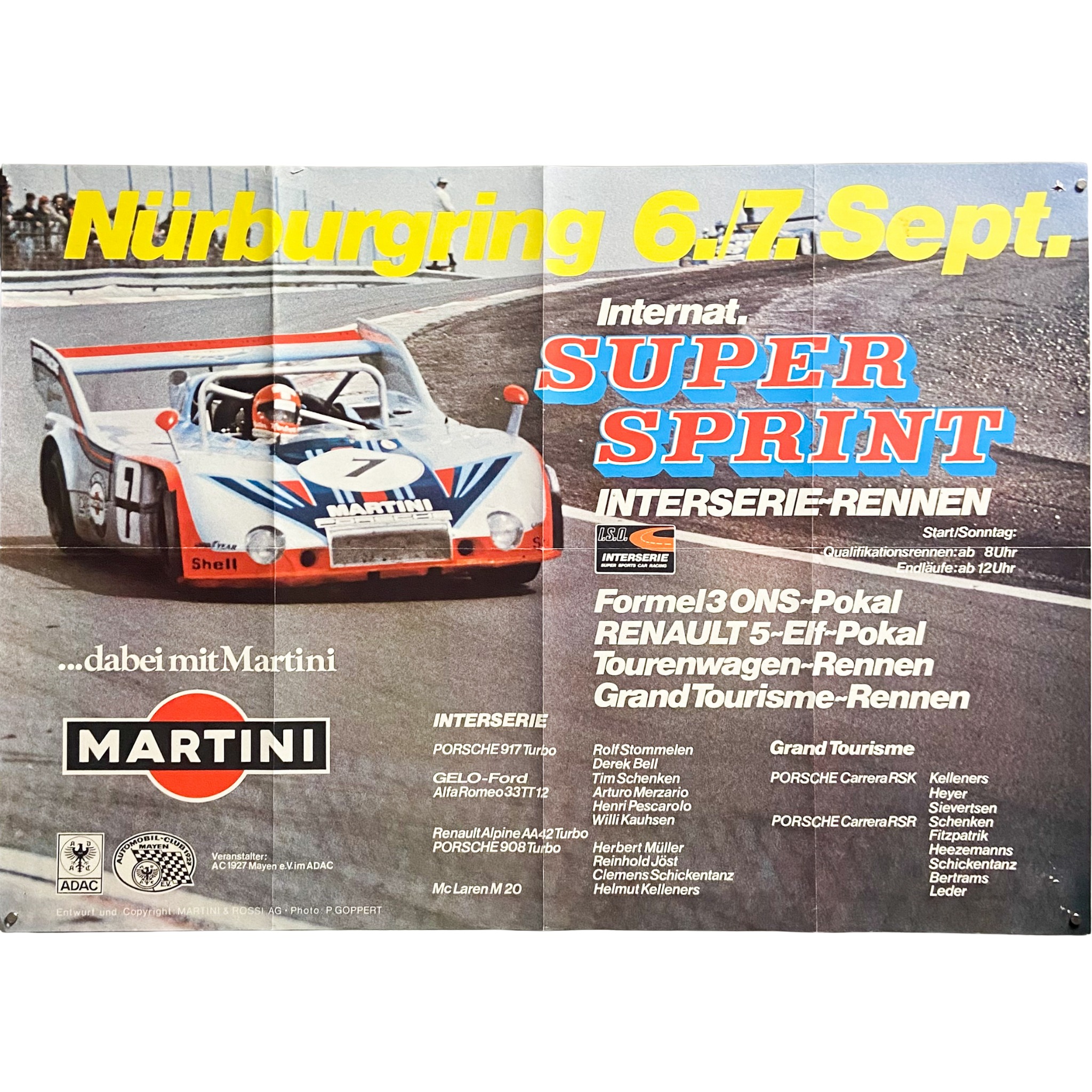 1974 German Nürburgring Racing Poster #P2537 - 23