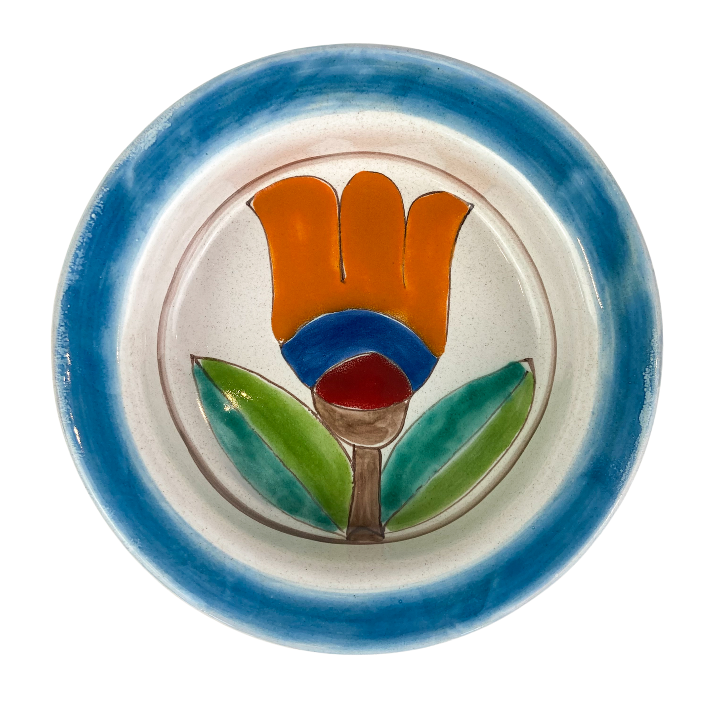 Italian DeSimone Ceramic Tulip Bowl #O1325