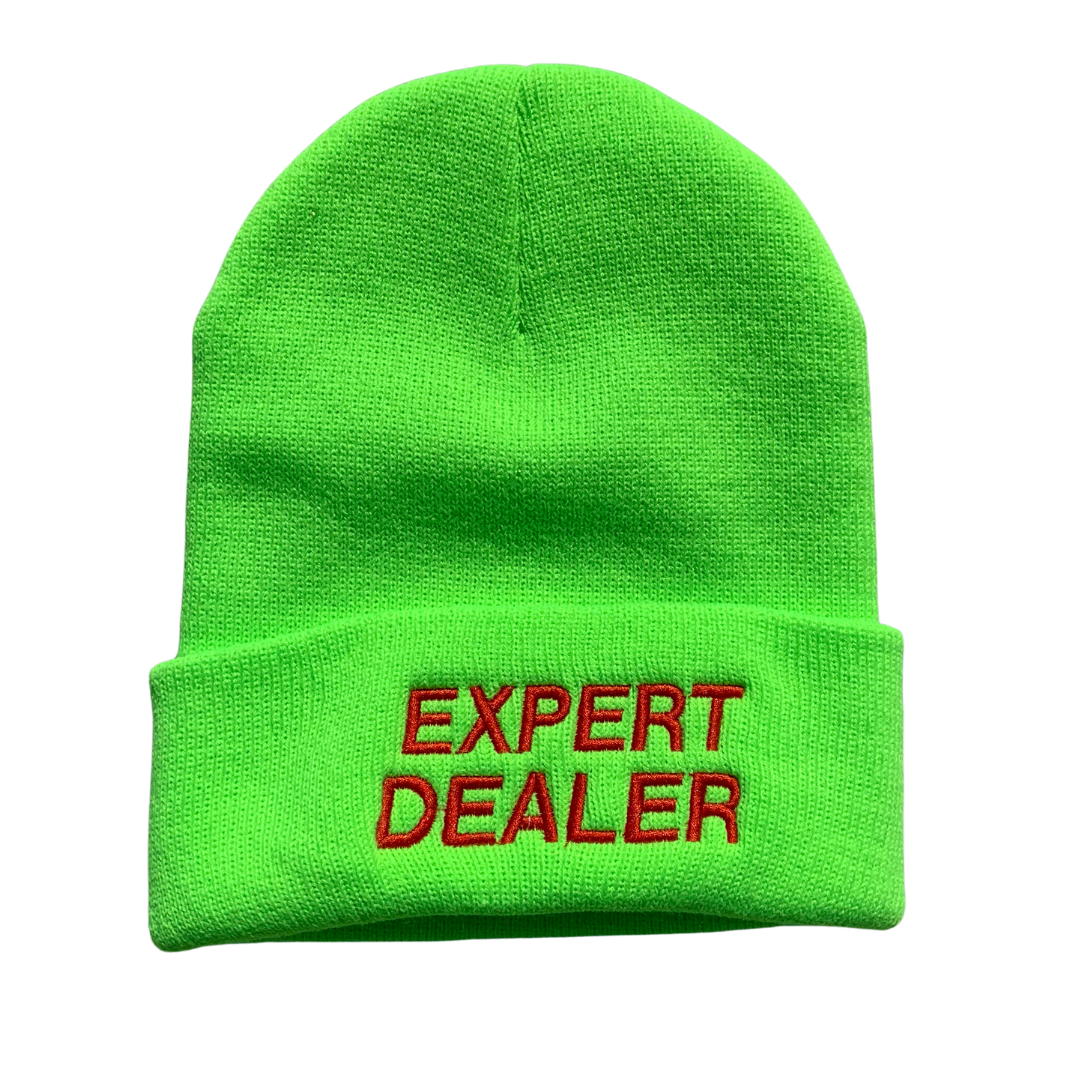 Neon Green Expert Dealer Beanie