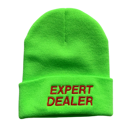 Neon Green Expert Dealer Beanie