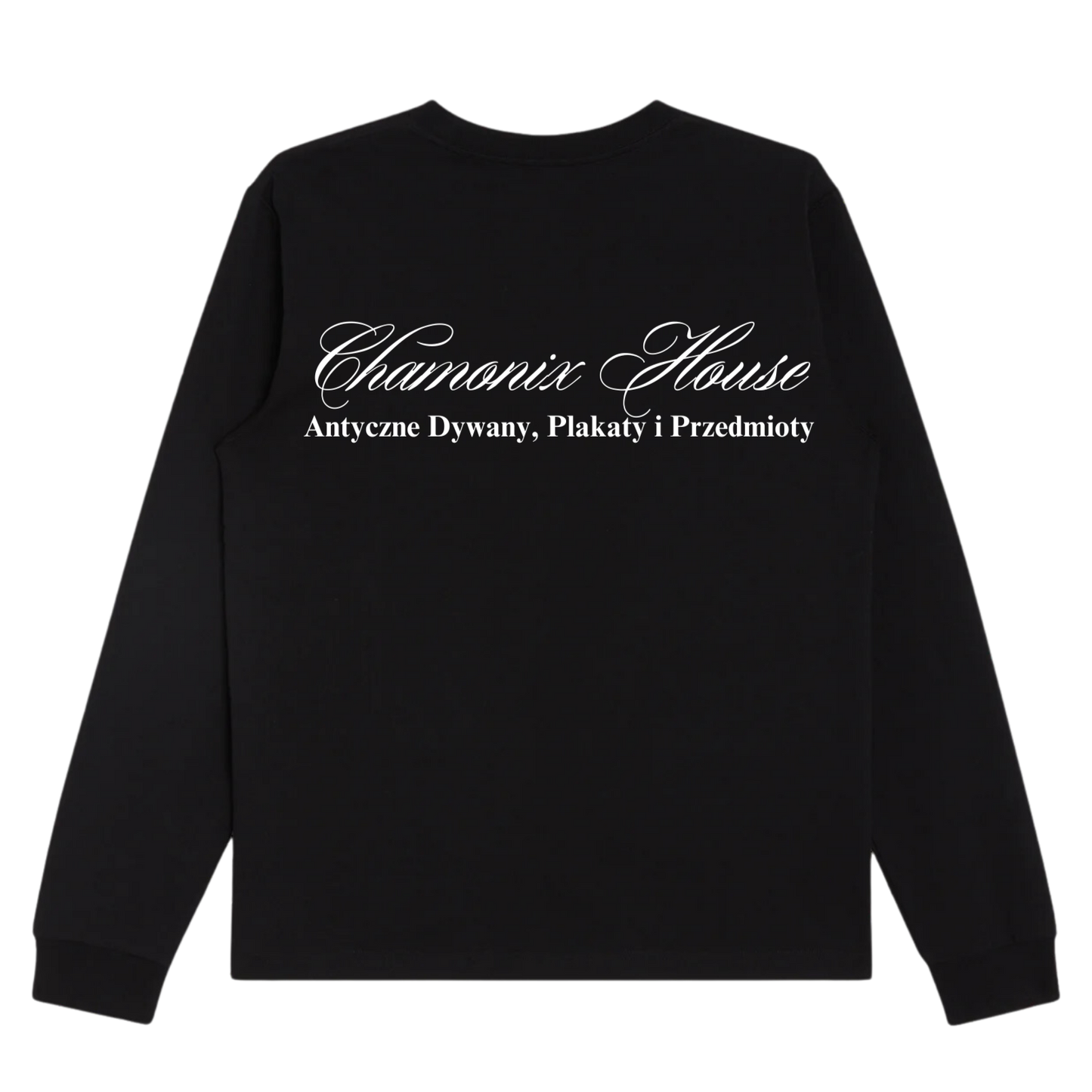 Chamonix House Black Heavyweight L/S Tee