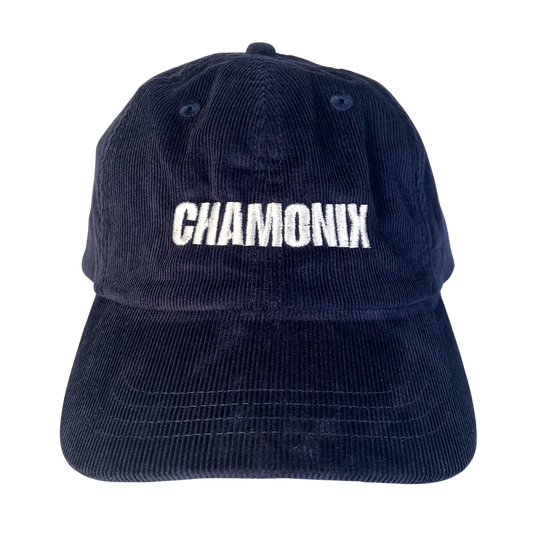 Chamonix Corduroy Baseball Hat - Navy