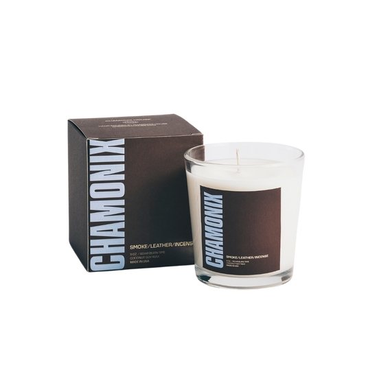 Chamonix House Candle One - Smoke | Leather | Incense | Woods