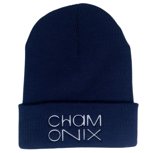 Chamonix Navy Blue Beanie