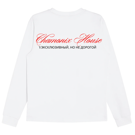 Chamonix House White Heavyweight L/S Tee