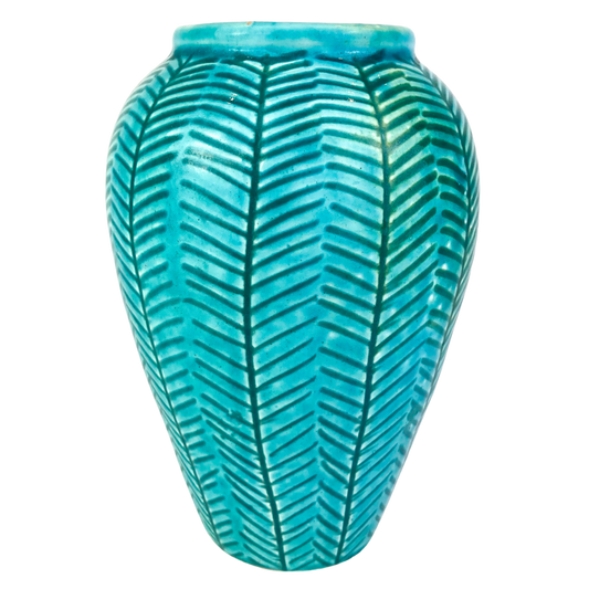 Bitossi Turquoise Ceramic Vase #O647