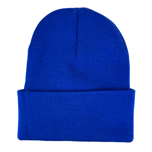 Scuffed Realtor Cobalt Blue Beanie