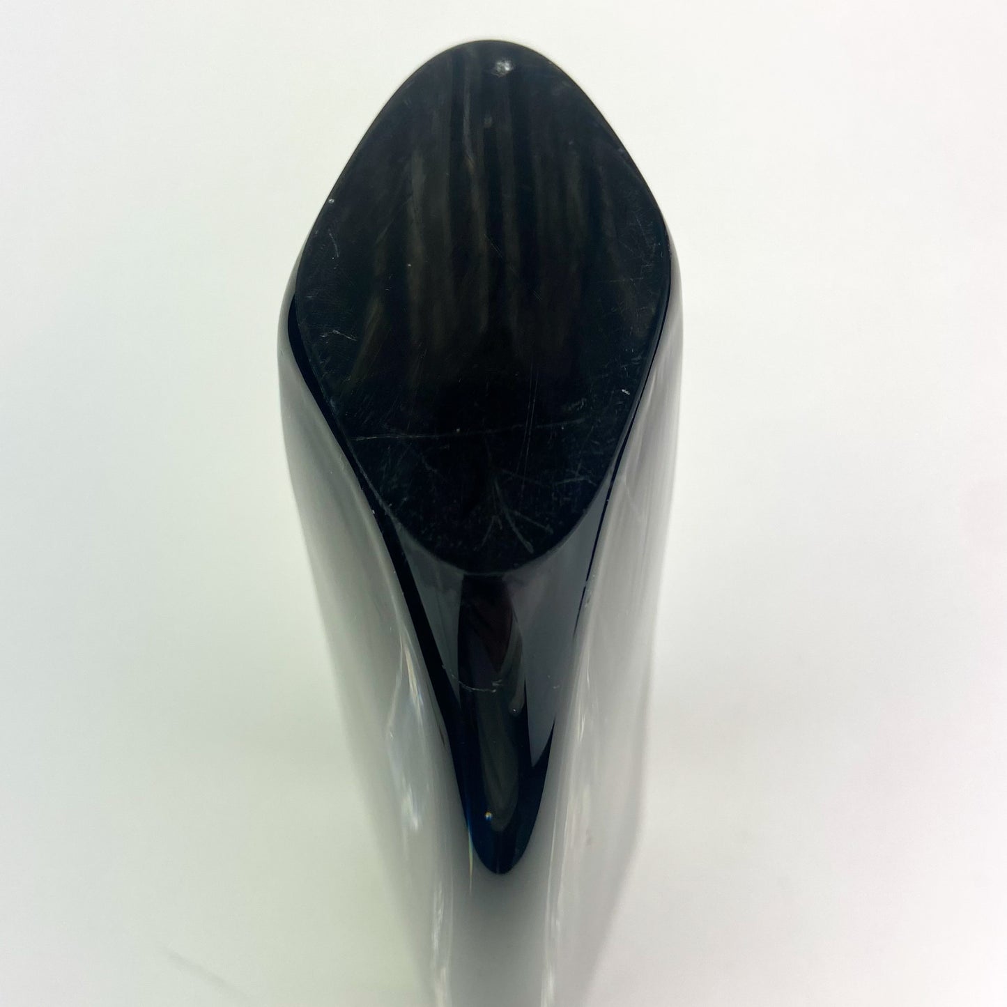 Orrefors Black Sommerso Glass Vase #O781