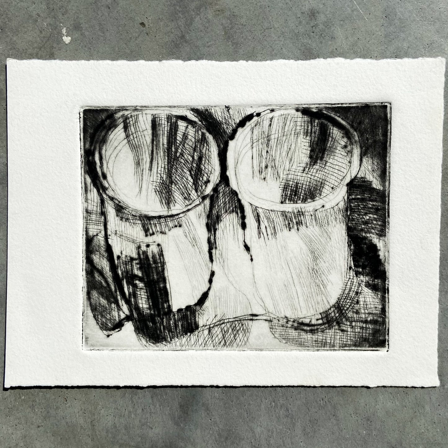 Untitled (1990s) Lithographs By Donald Kelley #P1845