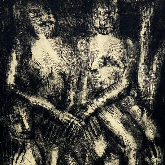 Model (2000) Engraving by Donald Kelley #P1848 - 22" x 30"
